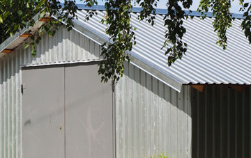 repairing Saxham Street metal garage roofing
